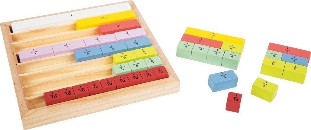 SMALL FOOT Planche de calcul en bois Fractions