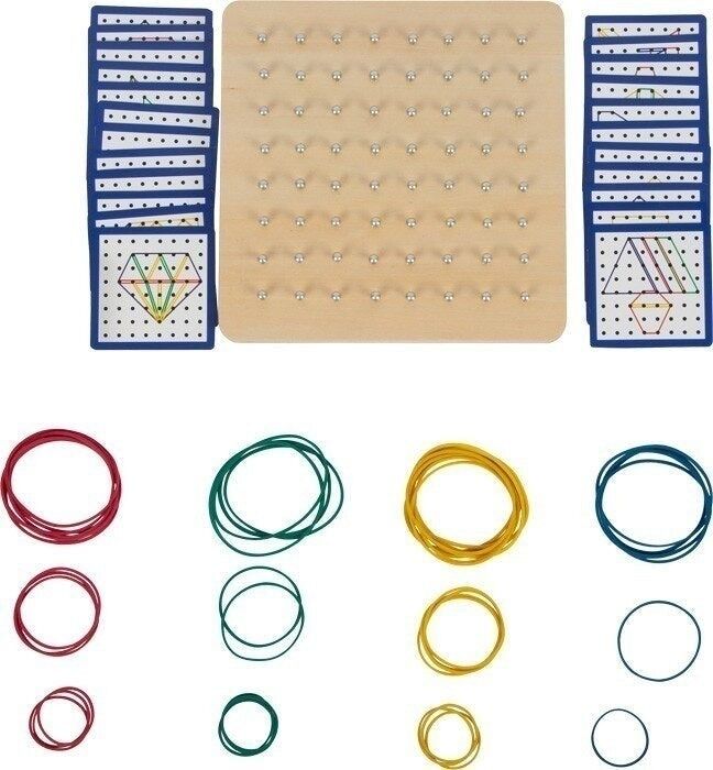 SMALL FOOT Geoboard planche de géométrie en bois