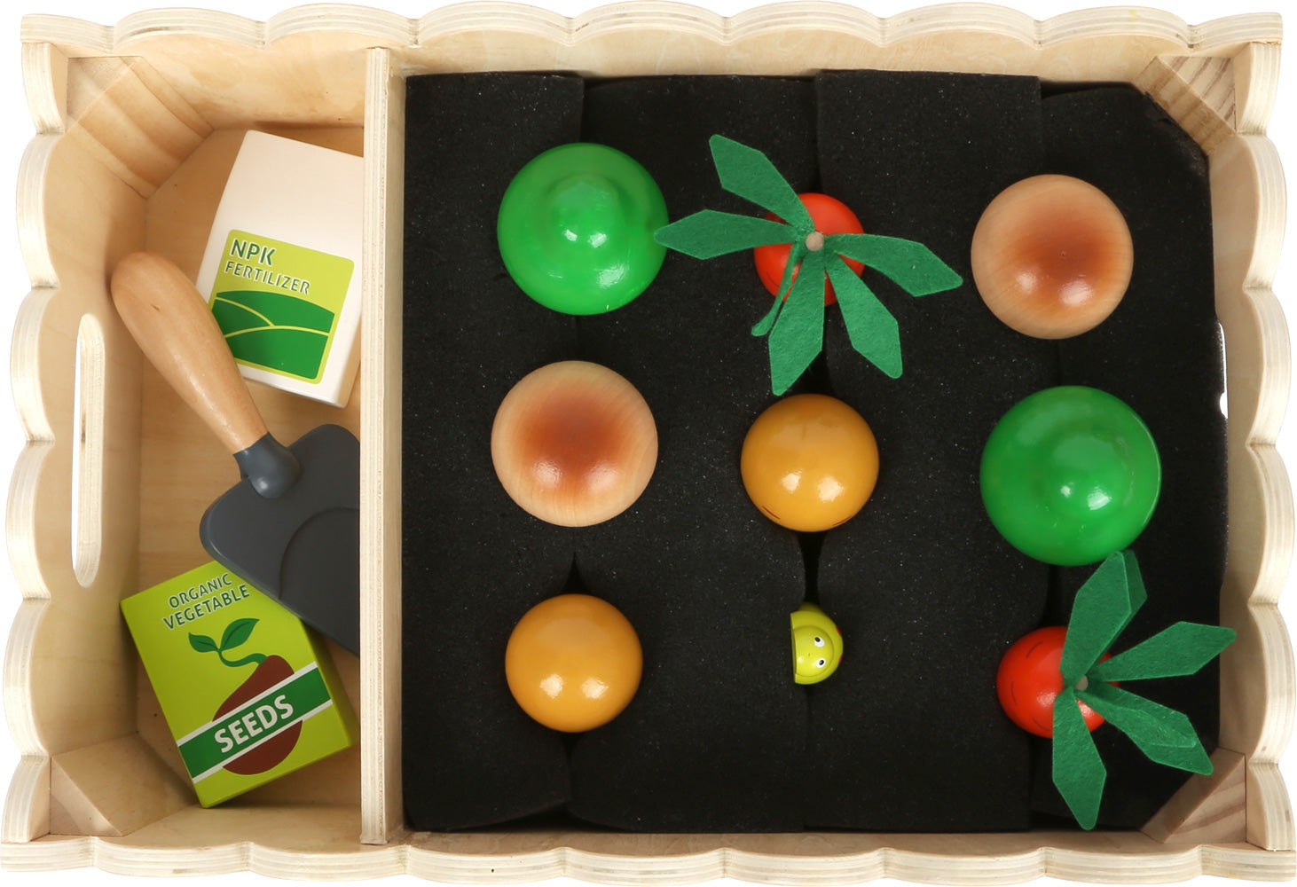 SMALL FOOT Set de jeu en bois Mon petit potager