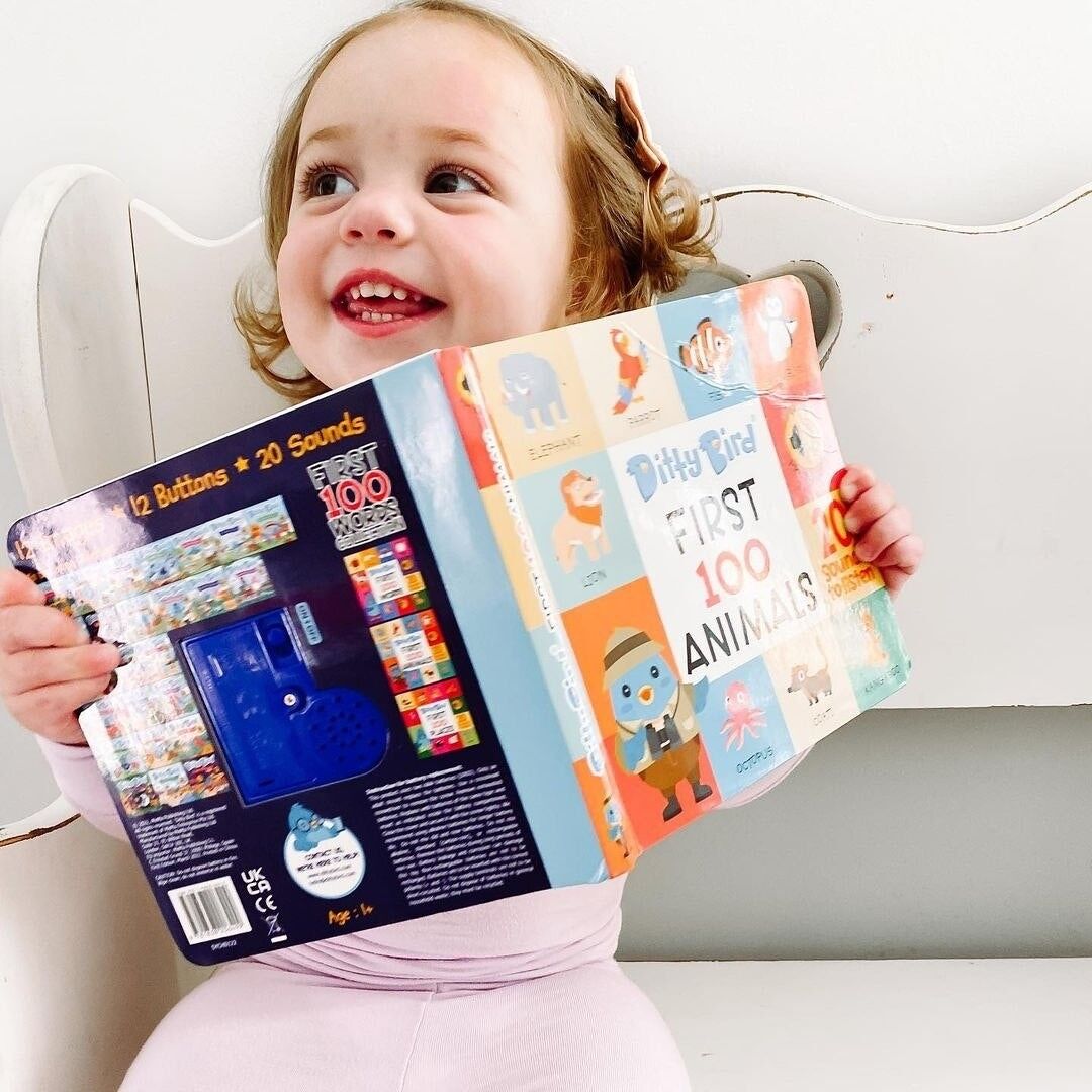 DITTY BIRD Livre sonore en anglais - First 100 Animals
