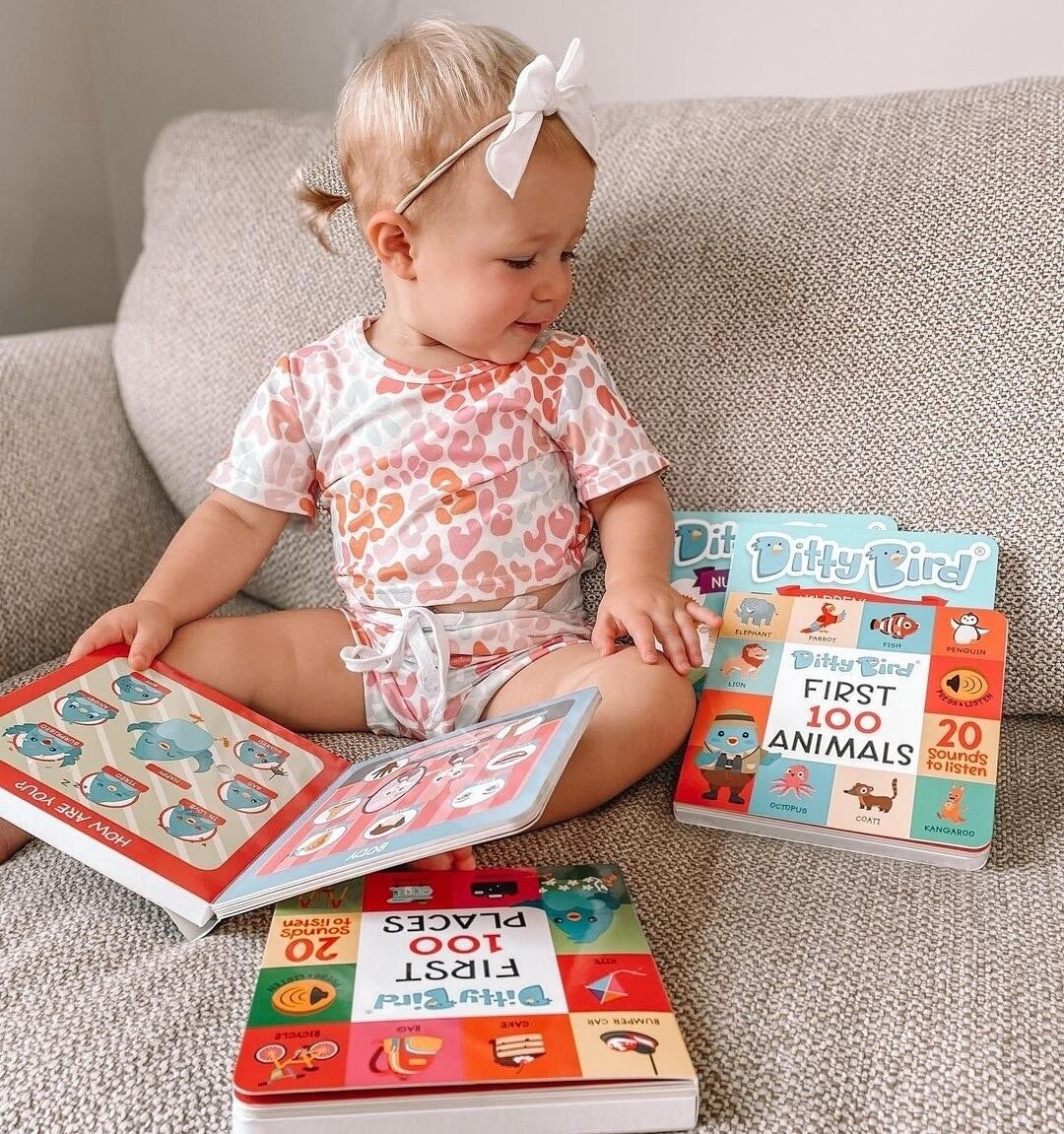 DITTY BIRD Livre sonore en anglais - First 100 Animals