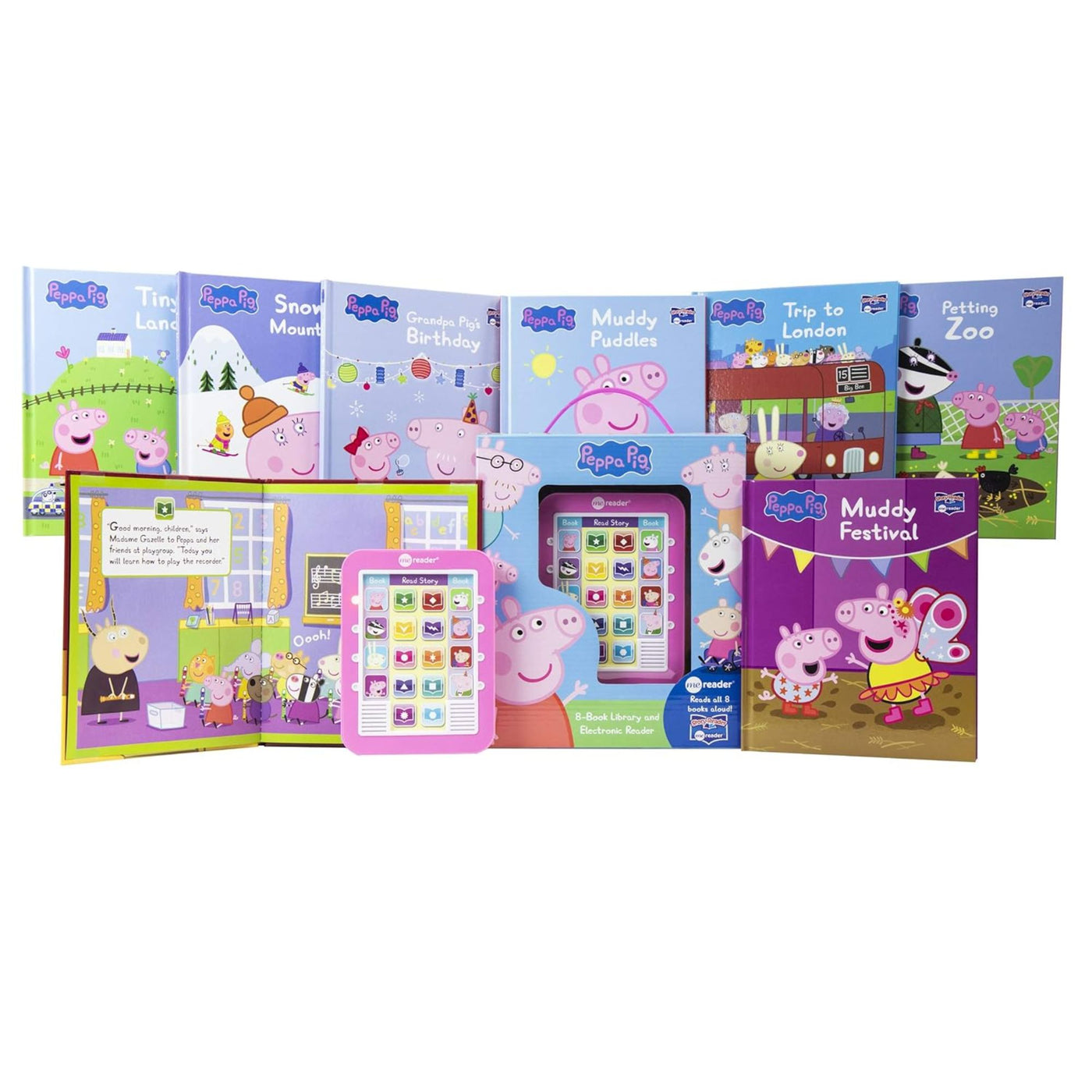 Peppa Pig: Conteur d'histoires électronique - 8 livres inclus (en anglais)