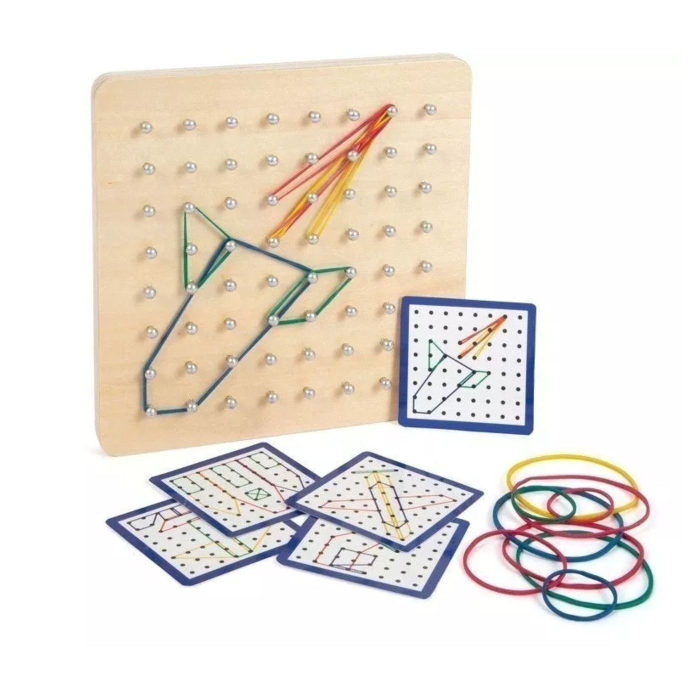 SMALL FOOT Geoboard planche de géométrie en bois