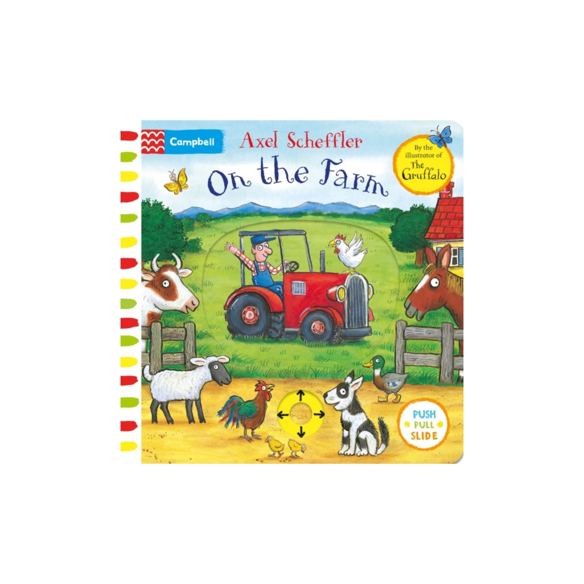 On the Farm : A Push, Pull, Slide Book (en anglais)