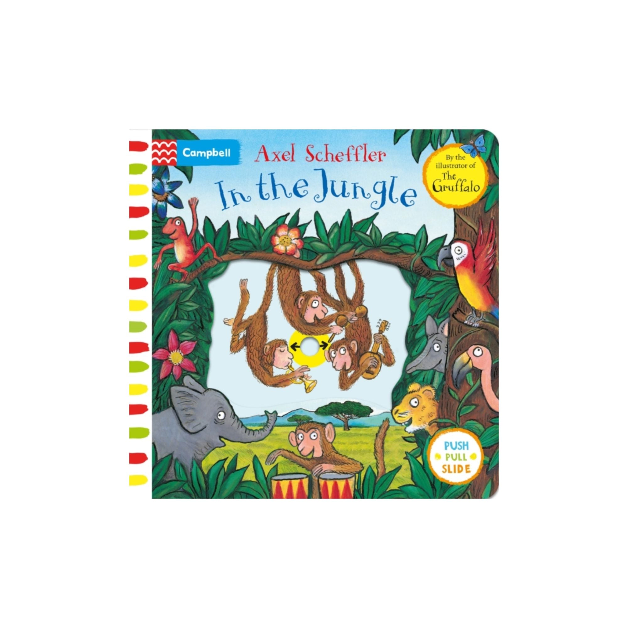 In the Jungle : A Push, Pull, Slide Book (en anglais)