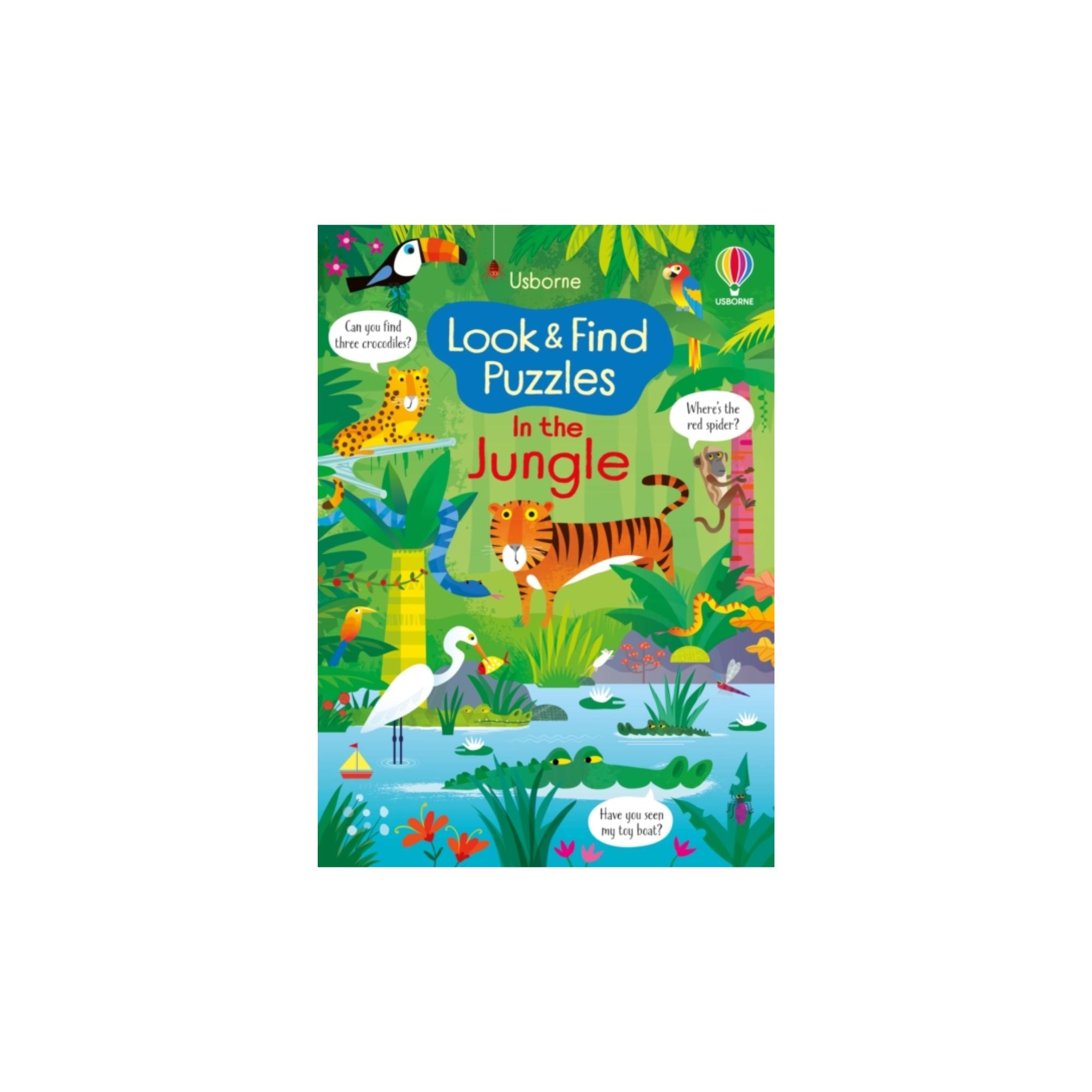Look and Find Puzzles In the Jungle (en anglais)