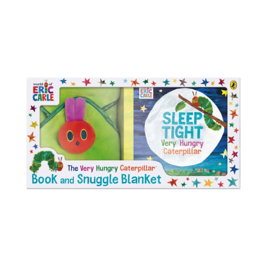 The Very Hungry Caterpillar : Coffret couverture + livre (en anglais)