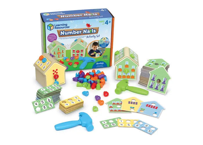 Kit d'activité clous numérotés - Learning Ressources