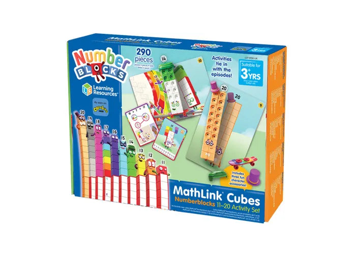 Kit d'activité MATHLINK® cubes numberblocks 11-20  - Learning Ressources