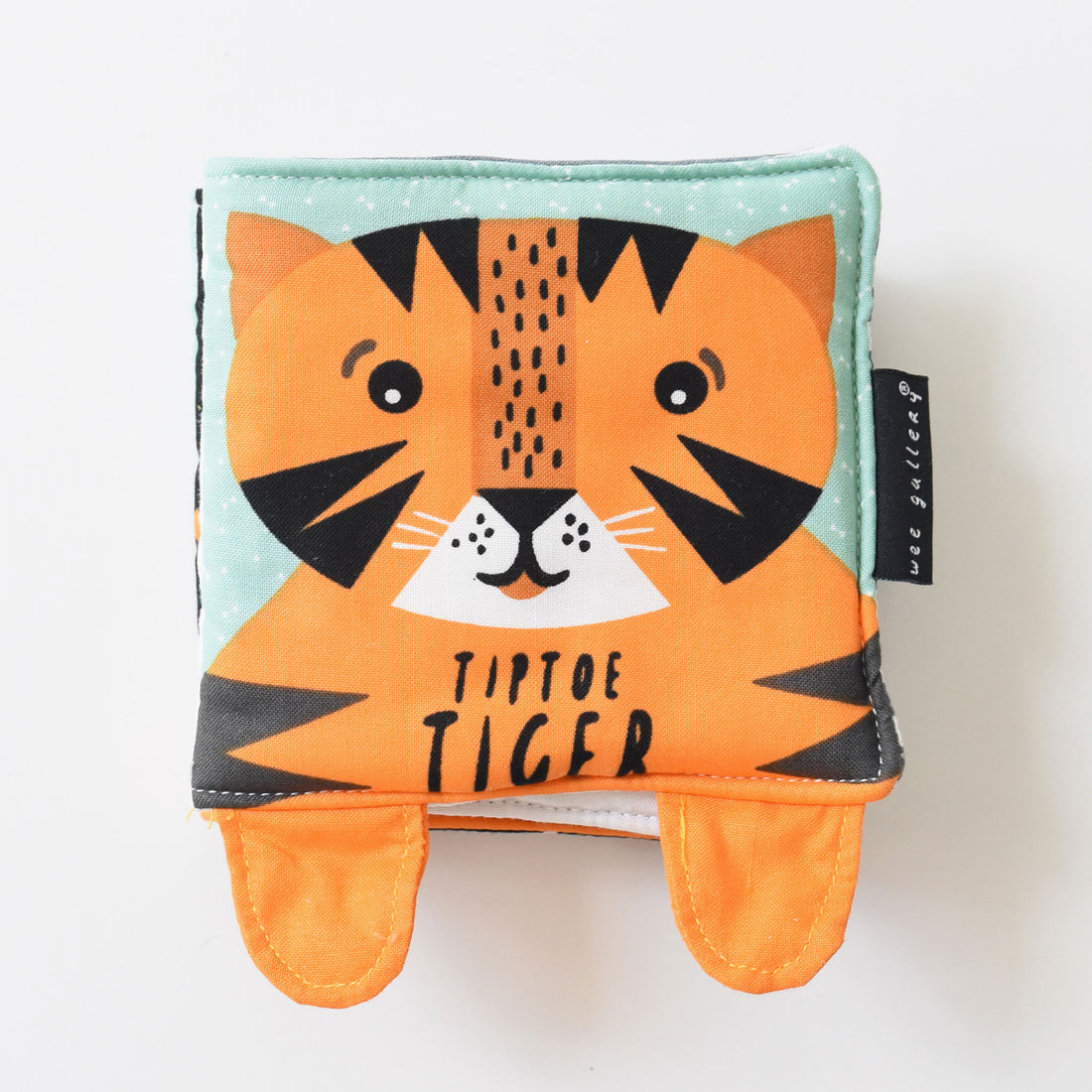 Livre d'éveil pour bébé en tissu - Tiptoe Tiger